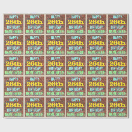 Papel De Regalo Graffiti en el muro de ladrillo inspirado en el cu