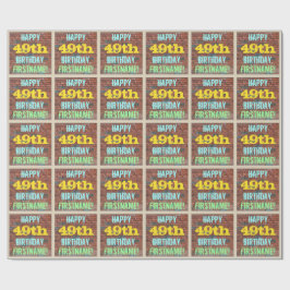 Papel De Regalo Graffiti en el muro de ladrillo inspirado en el cu