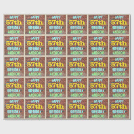 Papel De Regalo Graffiti en el muro de ladrillo inspirado en el cu