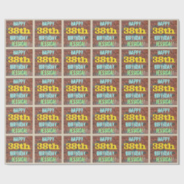 Papel De Regalo Graffiti en el muro de ladrillo inspirado en el cu