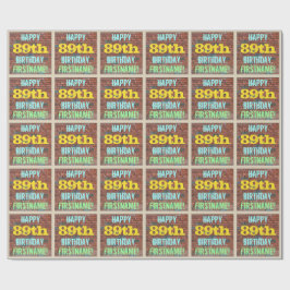 Papel De Regalo Graffiti en el muro de ladrillo inspirado en el cu