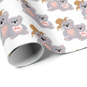 Papel De Regalo Gráfica aguda de Koala en Australia