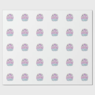 Papel De Regalo Gráfico de producto pastel lindo caos de Caticorn