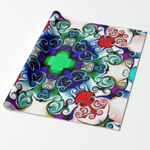 Papel De Regalo Gráficos informáticos. Ilustracion de un flujo abs