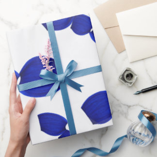Papel De Regalo Grafisches Muster blau Geschenkpapier