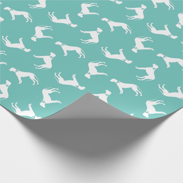 Papel De Regalo Gran Cachorro de Perro Danés (Esquina)