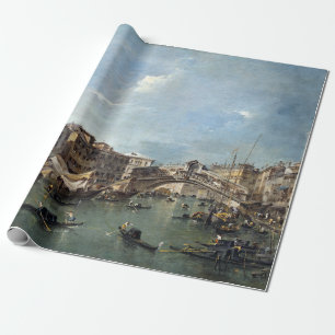 Papel De Regalo Gran Canal Francesco Guardi con Rialto