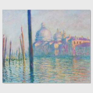 Papel De Regalo Gran Canal Monet Venecia Italia Pintura Clásica