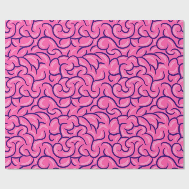 Papel De Regalo Gran Cerebro (Superficie plana)