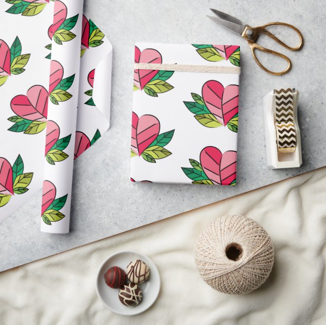 Papel De Regalo Gran Corazón de Mamacita (Artesanía)