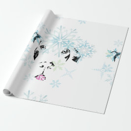 Papel De Regalo Gran Danés de invierno