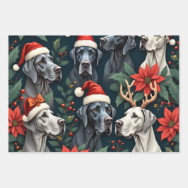 Papel de regalo Gran Danés de lujo