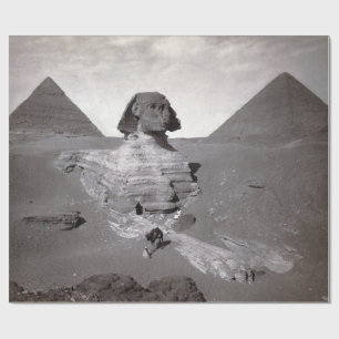 Papel De Regalo Gran Esfinge y necrópolis de las pirámides de Giza