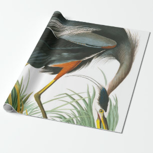 Papel De Regalo Gran garza azul de John James Audubon