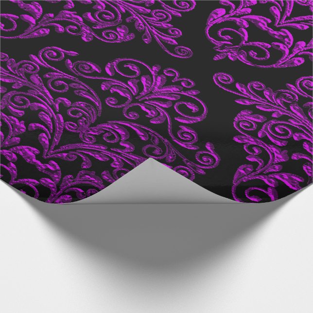 Papel De Regalo Gran Gótica II Damasco Elegante vacaciones (Esquina)