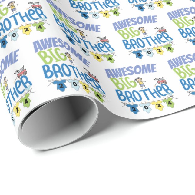 Papel De Regalo Gran Hermano Asombroso 2024 (Esquina del rollo)