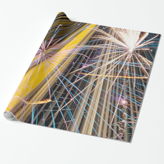 Papel De Regalo gran incendio (Desenrollado)
