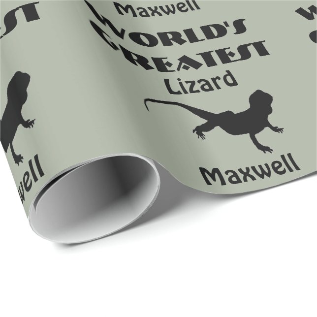 Papel De Regalo Gran lagarto del mundo (Esquina del rollo)
