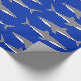 Papel De Regalo Gran tiburón blanco