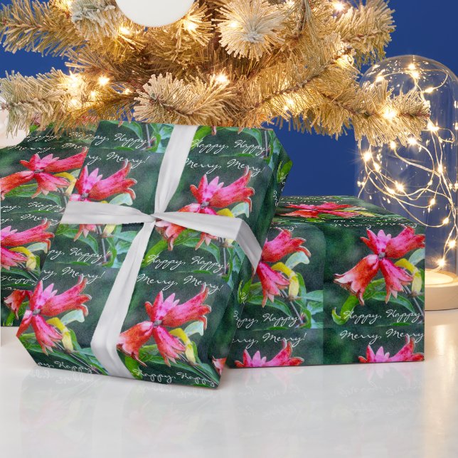 Papel De Regalo Granadas Crecimiento, Primer Plano (Vacaciones)