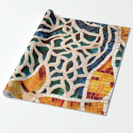 Papel De Regalo Grandeza de mosaico de cristal