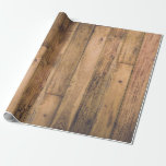 Papel De Regalo Granero de madera de madera rústico de los<br><div class="desc">Papel de embalaje</div>