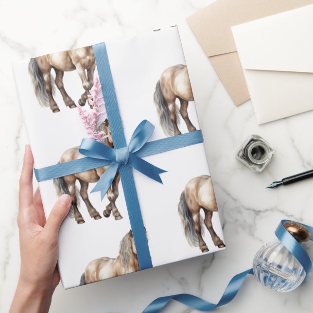 Papel De Regalo Granja de animales de caballo Boda  (Regalar)