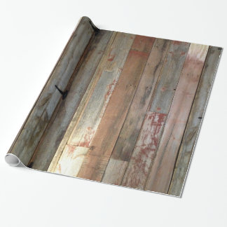 Papel De Regalo granja primitiva madera de granero de campo occide