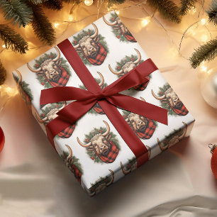 Papel De Regalo Granja Rusa Red Buffalo Plaid