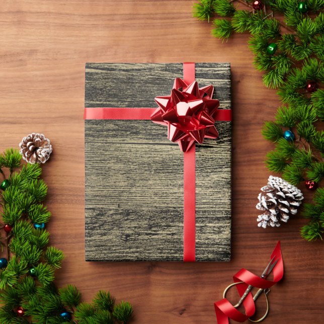 Papel De Regalo Grano de lujo de oro (Regalo de vacaciones)