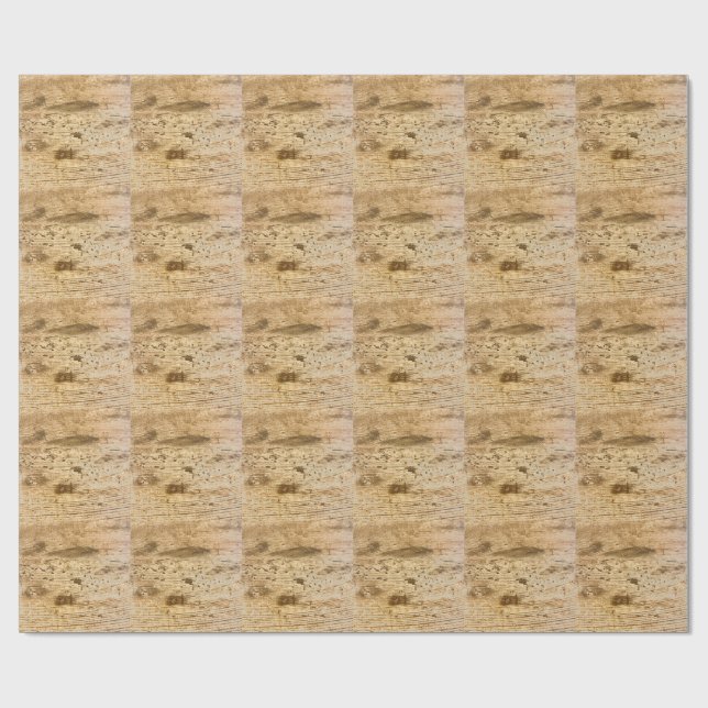 Papel De Regalo Grano de madera original  (Superficie plana)