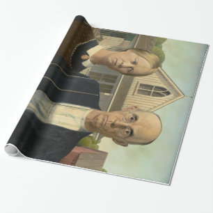 Papel De Regalo Grant Wood - Gothic Americano