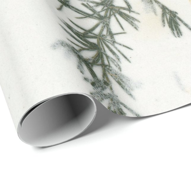 Papel De Regalo Grasa floral natural Cali Rosemary Mulberry Petale (Esquina del rollo)