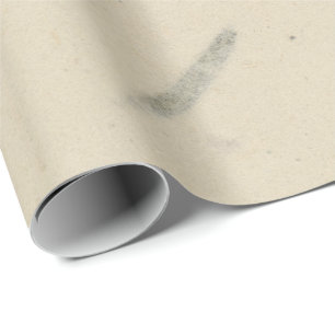 Papel De Regalo Grasa floral natural marfil verde beige creamy