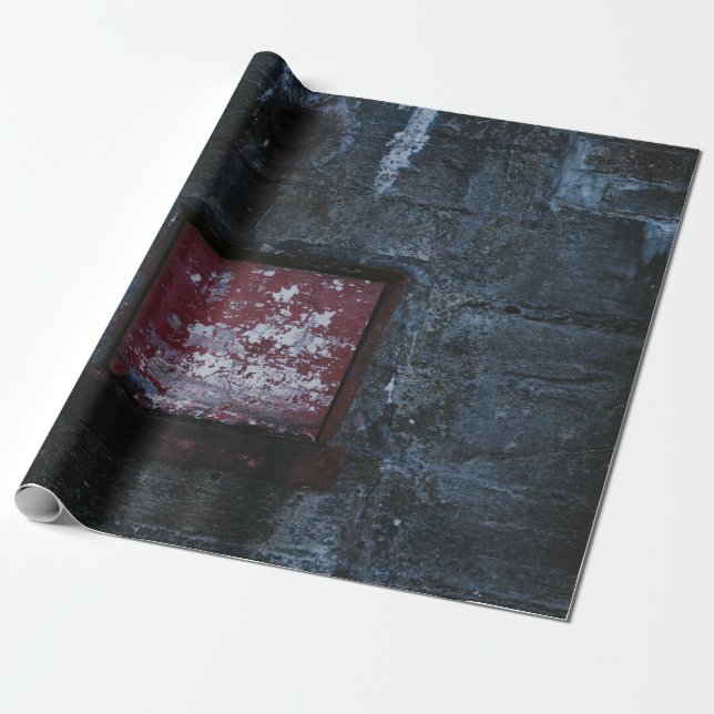 Papel De Regalo Gray and red wall-mount shelf (Desenrollado)