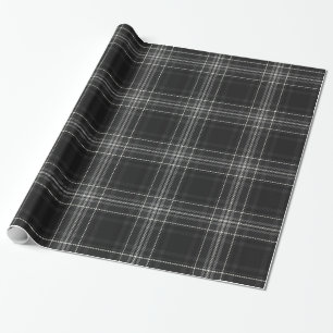 Papel De Regalo Gray Flannel Lumberjack Plaid Classic