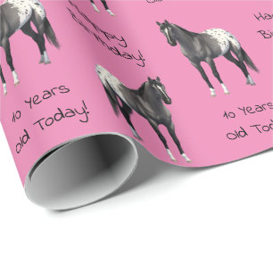 Papel De Regalo Gray Grulla Appaloosa Quarter Stallion