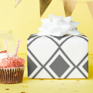 Papel De Regalo Gray Harlequin