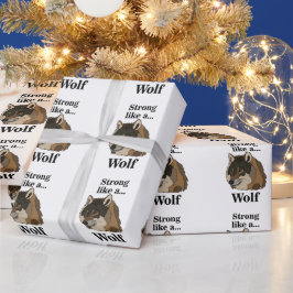 Papel De Regalo Gray Wolf