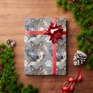 Papel De Regalo Gray Wolf Dignity
