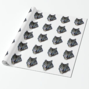 Papel De Regalo Gray Wolf Eyes