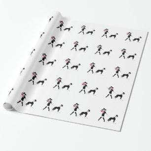 Papel De Regalo Great dane y chica
