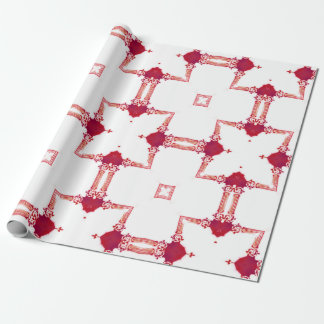 Papel De Regalo Greca magenta urbana elegante del diseñador del