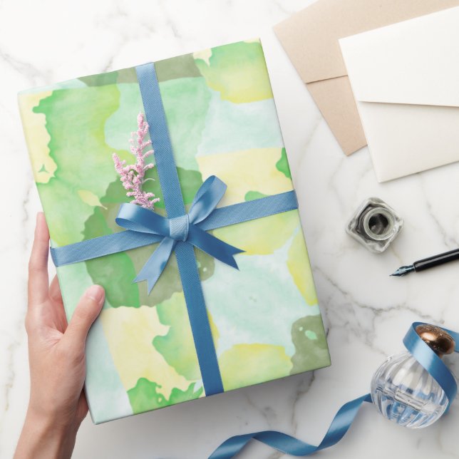 Papel De Regalo Green abstract art Magical wallpaper (Regalar)