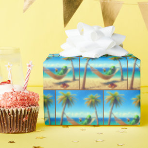 Papel De Regalo Green Dill Pickle In The Hammock