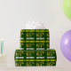 Papel De Regalo Green, Faux/Imitation Gold, "65th BIRTHDAY" (Party Gifts)