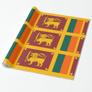 Papel De Regalo Green Naranja de oro de Sri Lanka