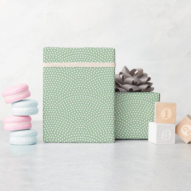 Papel De Regalo Green Same Komon (Baby Shower)