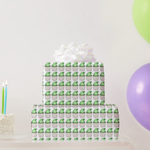 Papel De Regalo Green Shamrock Clover Cupcake St. Patrick's Day