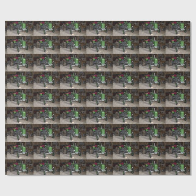 Papel De Regalo Green Steyr Tractor KL I (Superficie plana)